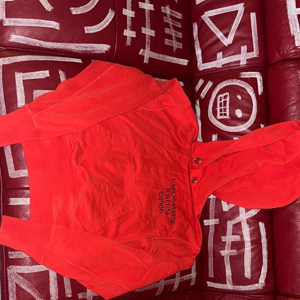 Helmut Lang Red Hoodie